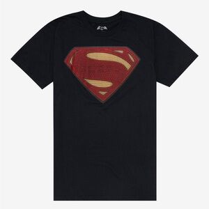 DC Comics Man of Steel Superman Logo T-Shirt Medium NWT